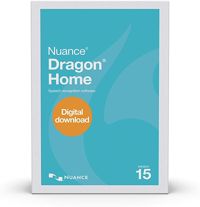 Dragon Home 15.0, Dictate Documents and Control your PC with Voice Recognition Software – [PC Download]